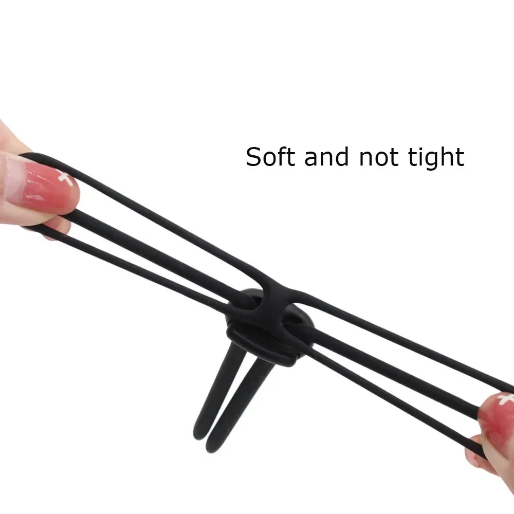 Giocattoli del sesso riutilizzabili per gli uomini Anello del pene Ingrandimento Ritardo Eiaculazione Preservativo Nessun vibratore Donne Bdsm Clitoride anale Massaggiatore Sex Shop