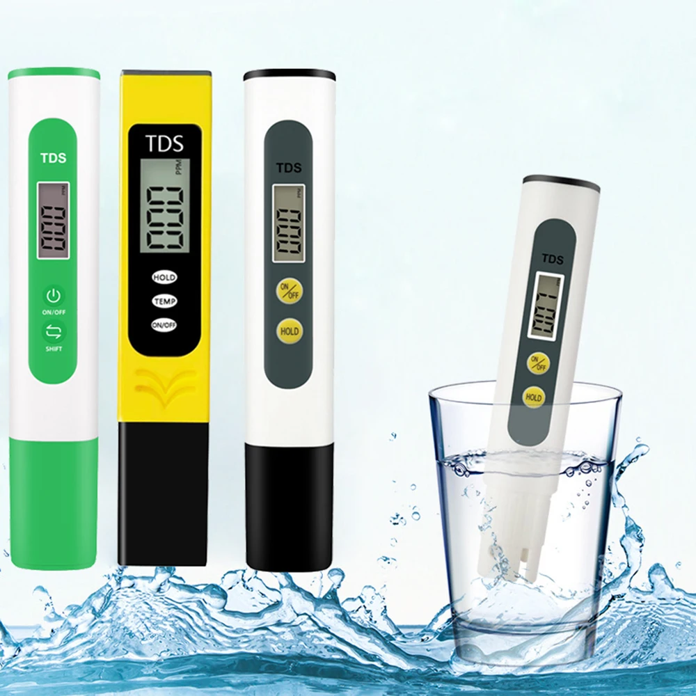 

Water Quality Testing Pen Household 0-9990ppm Multifunctional Digital High Precision Pen Hardness Impurity Detector Tool