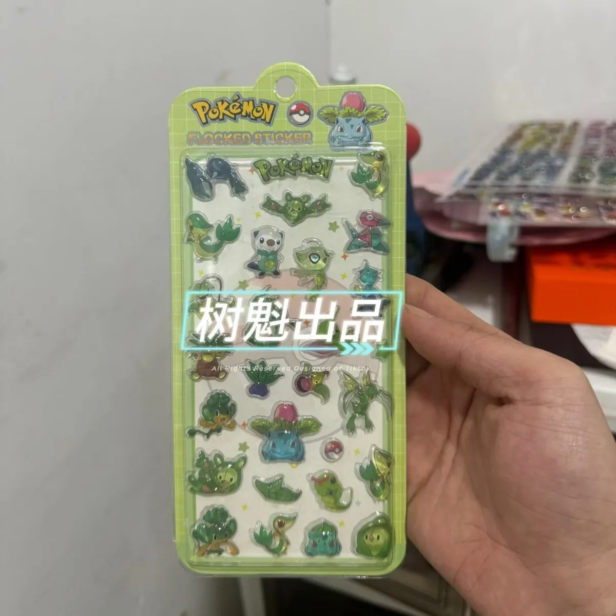 

Pokémon 3D Stereoscopic Crystal Stickers Children's Creative Handbooks Stereoscopic Decoration Stickers