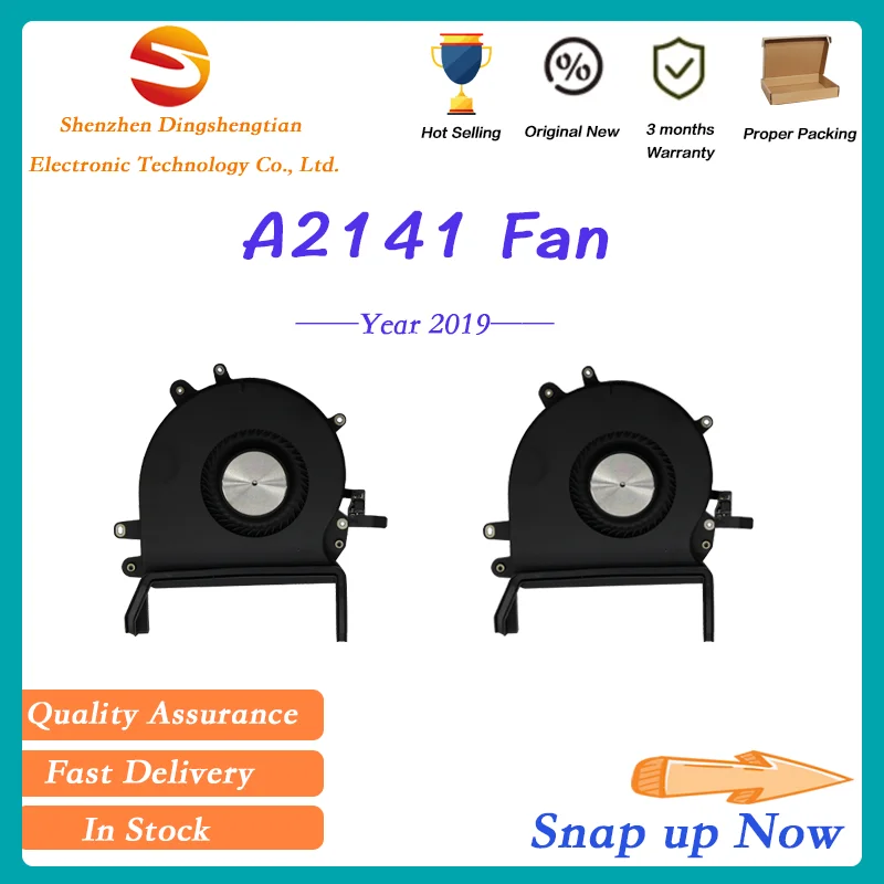 New A2141 CPU Fan For Macbook Pro Retina 16