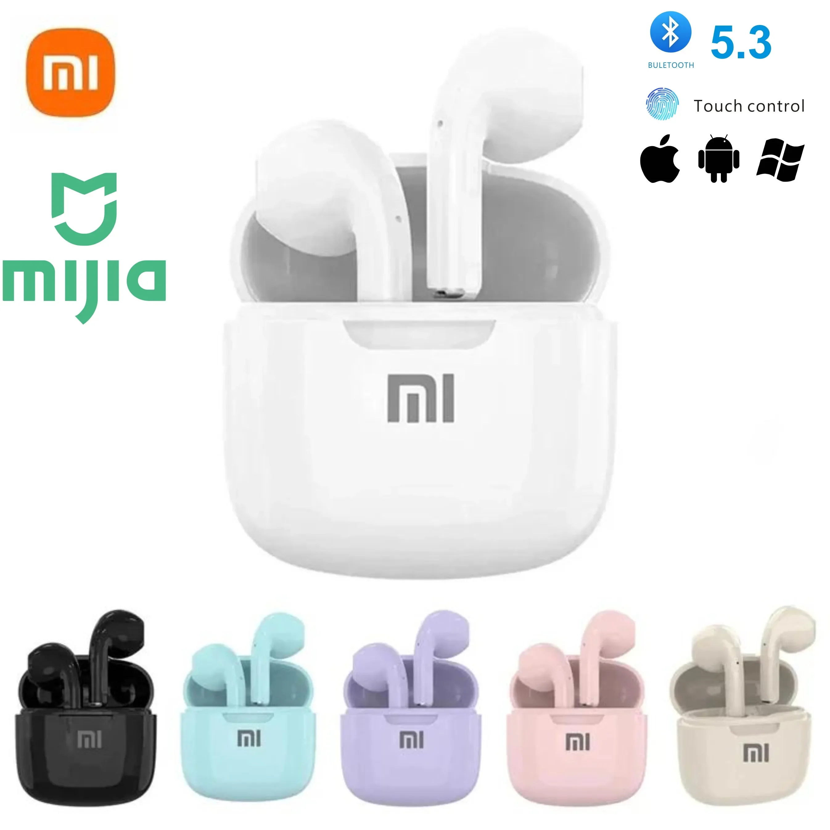 سماعات أذن Xiaomi A2pro اللاسلكية بتقنية البلوتوث 5.3، سماعات HiFi المانعة للضوضاء، سماعات HD مناسبة لسماعات iOS وAndroid