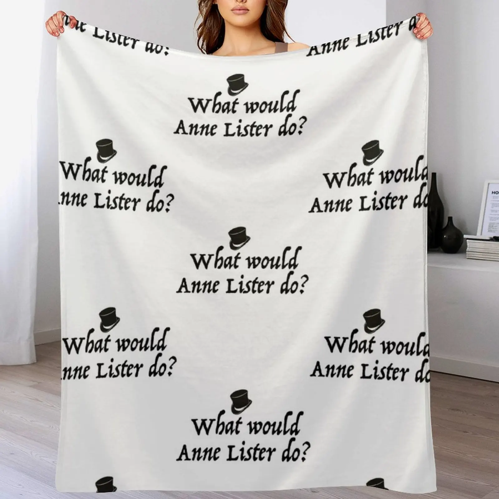 

What Would Anne Lister Do Throw Blanket Warm Flannel Blanket for Couch Chair Bedroom