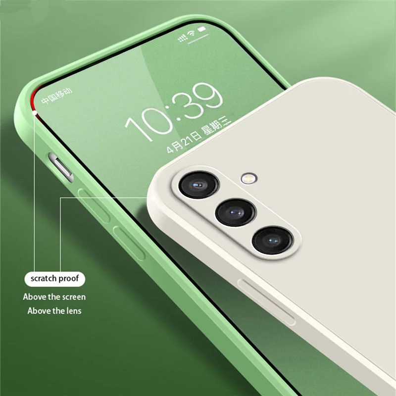 Etui z płynnego silikonu do Samsung Galaxy A56 A55 A54 A36 A26 A16 A35 A25 A15 5G A34 A24 A14 A73 A53 A33 A23 A13 A72 A52S 4G