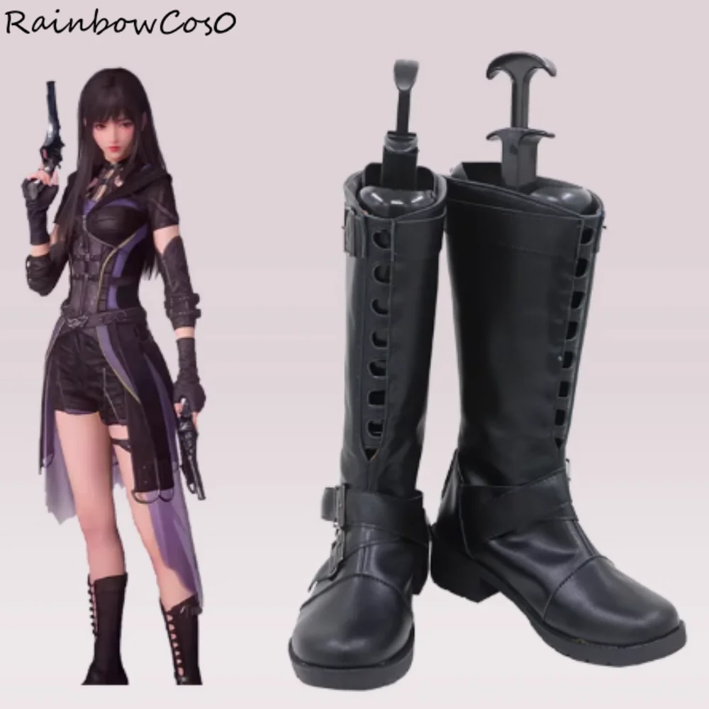 Heroines protagoniste Nightwalker amour et espace profond Cosplay chaussures bottes jeu Anime fête Halloween RainbowCos0 W5299