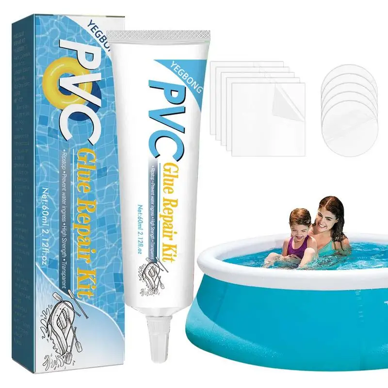 

Air Mattress Patch Kit Clear Anti-leak Waterproof Pool Repair Kit Above Ground And Underwater Pool Liner Repair Kit For