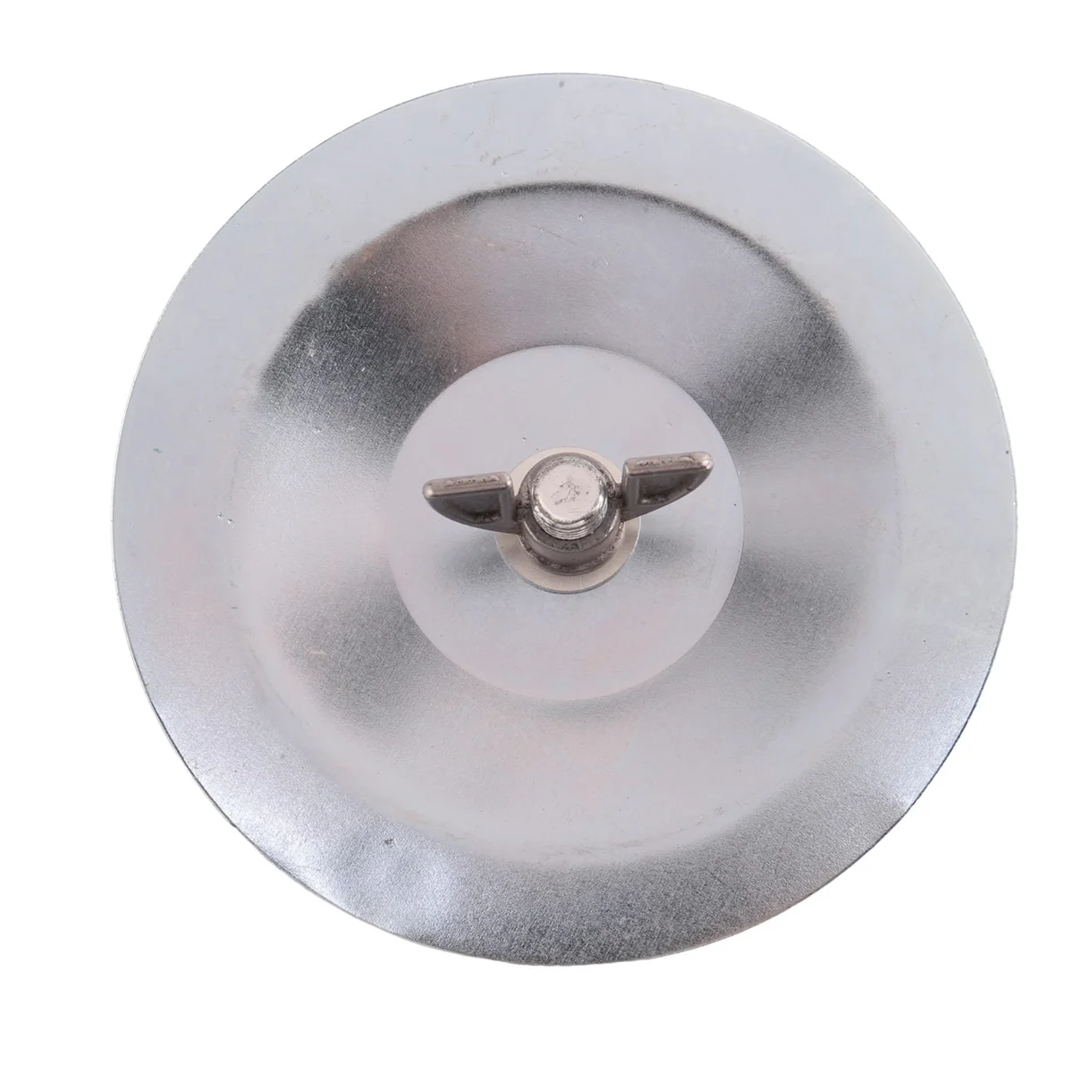 A88M 4In Steel Mechanical Test Plug,Sturdy Sewer Cleanout Cap with Galvanized Screw and Wing Nut Fit for Most Pipe Sink Pool