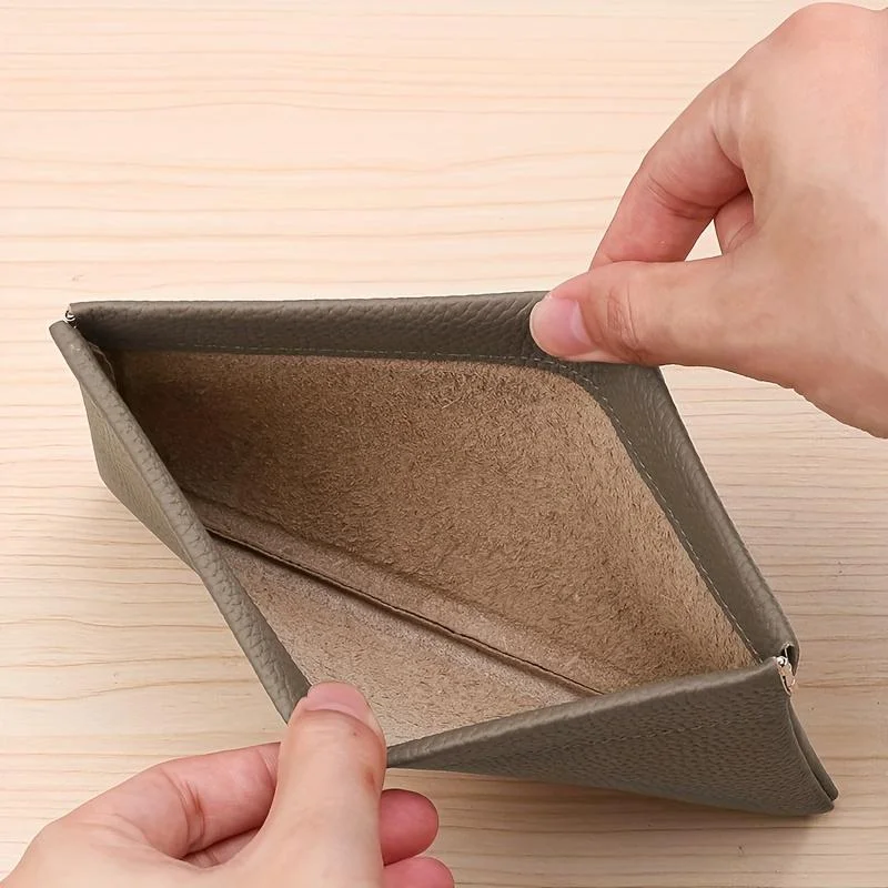 محفظة جلدية مغلقة أوتوماتيكية، حقيبة تخزين محمولة رفيعة للغاية، حقيبة مكياج النسخة الكورية، حقيبة هاتف، ألوان متعددة