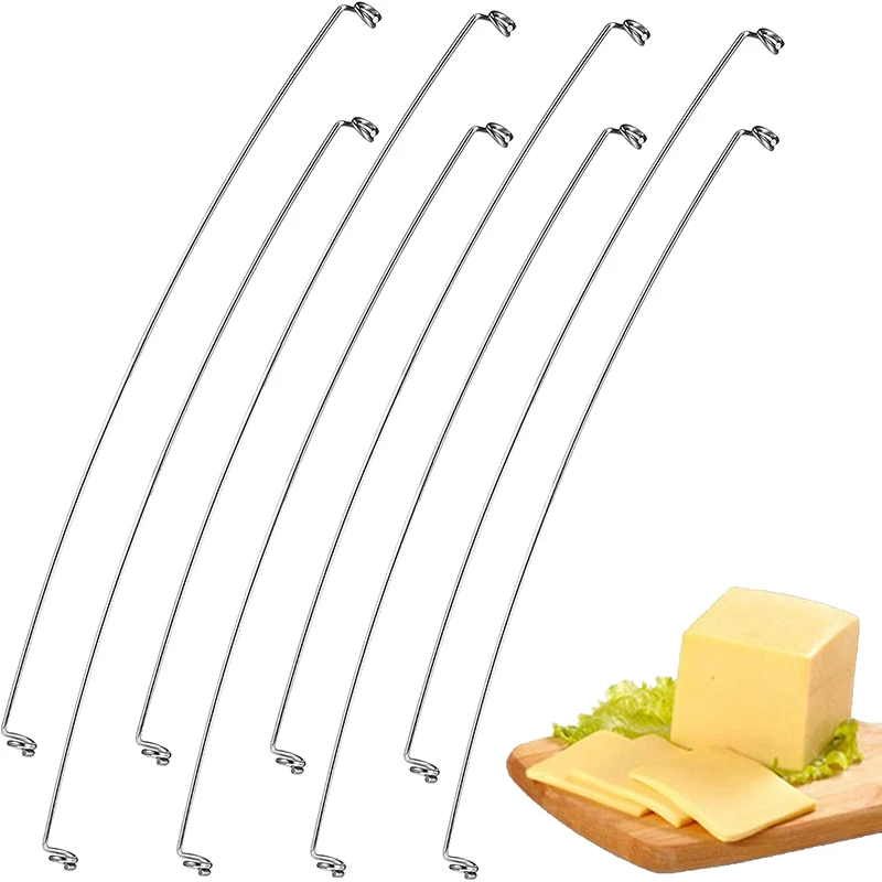 ·New10Pcs Replacement Cheese Slicer Wires 5.5 Inch Stainless Steel Cheese Cutter Cheese Wire Pie Slicers For Cut Cheese Meats·