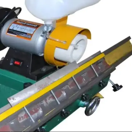 Woodworking Bench Edge Grinding Machine 220V 0.56KW Straight Knife Sharpener Blade Grinder MF206 for Precision Tools
