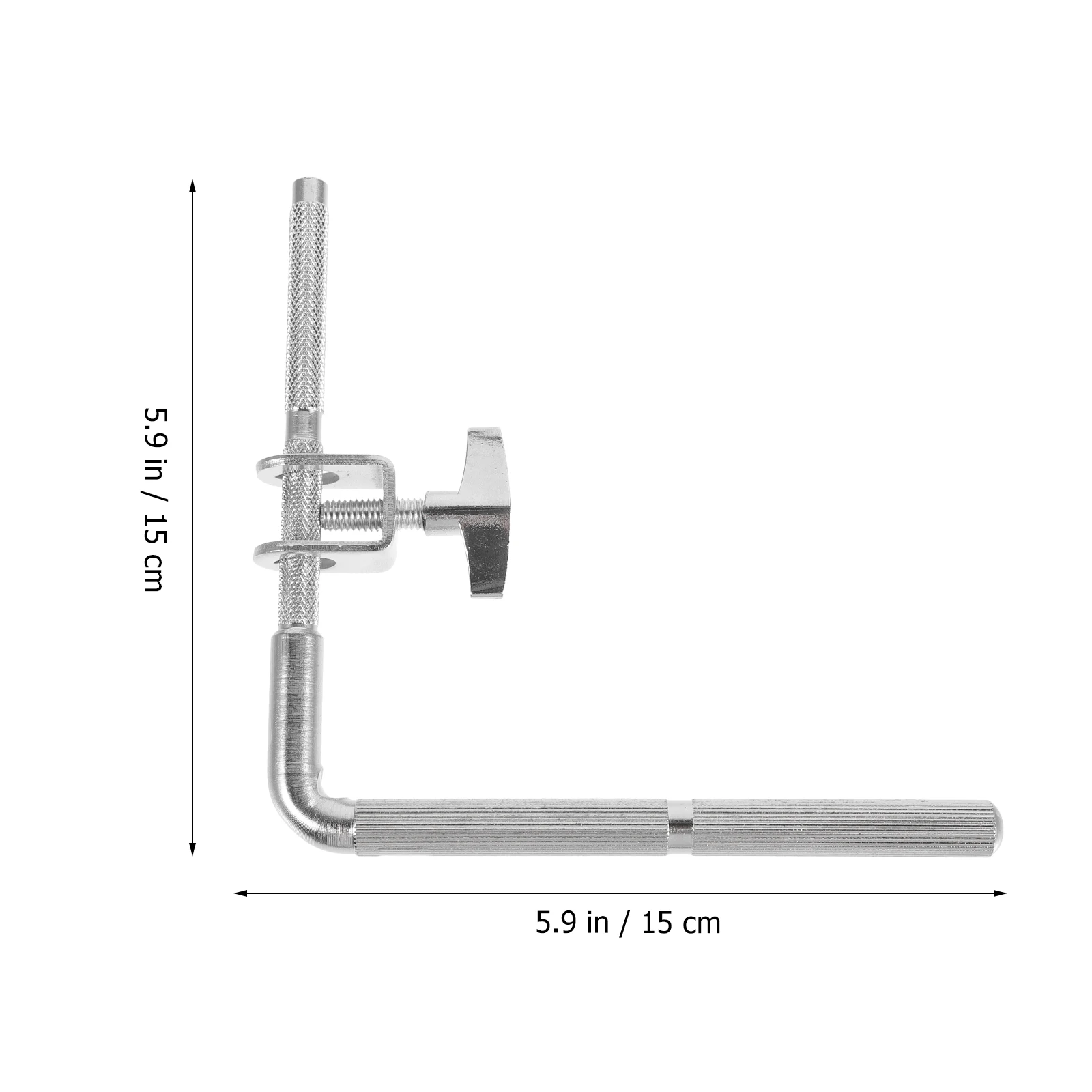 

Cowbell Stand Percussion Mounting Bracket Clip with Drum Mounted Holder Clamp Metal Musical