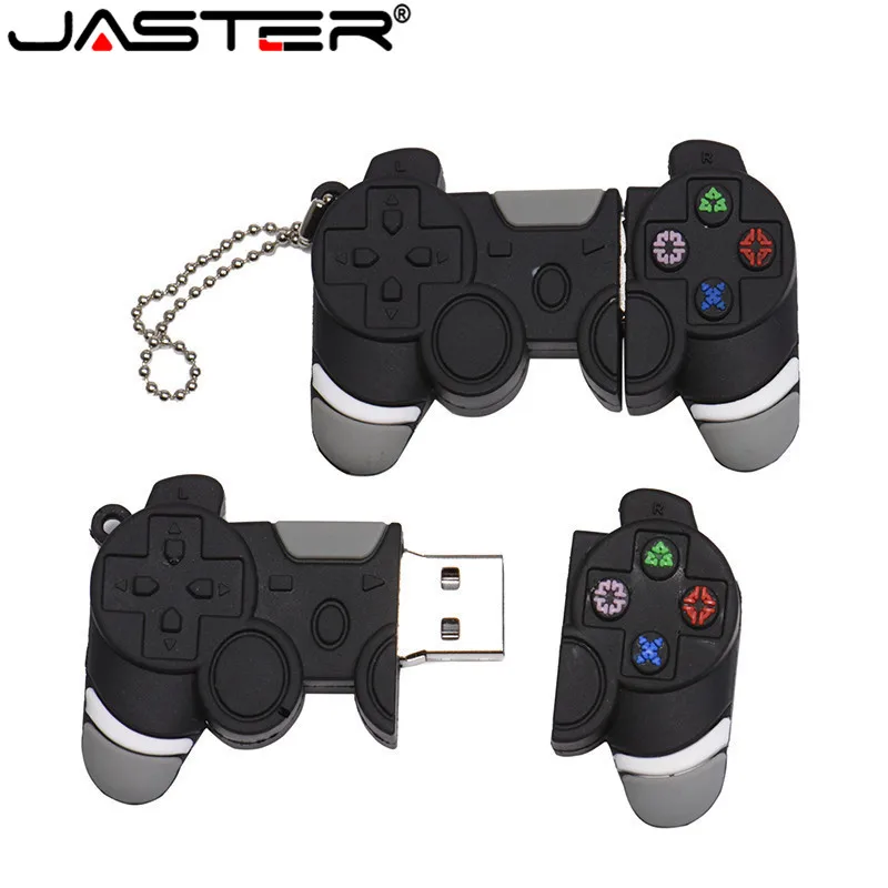 Clé USB haute vitesse avec manette de jeu de dessin animé, clé USB, clé USB, stockage externe, clé USB gratuite, cadeau JOCreative, 128 Go, 64 Go