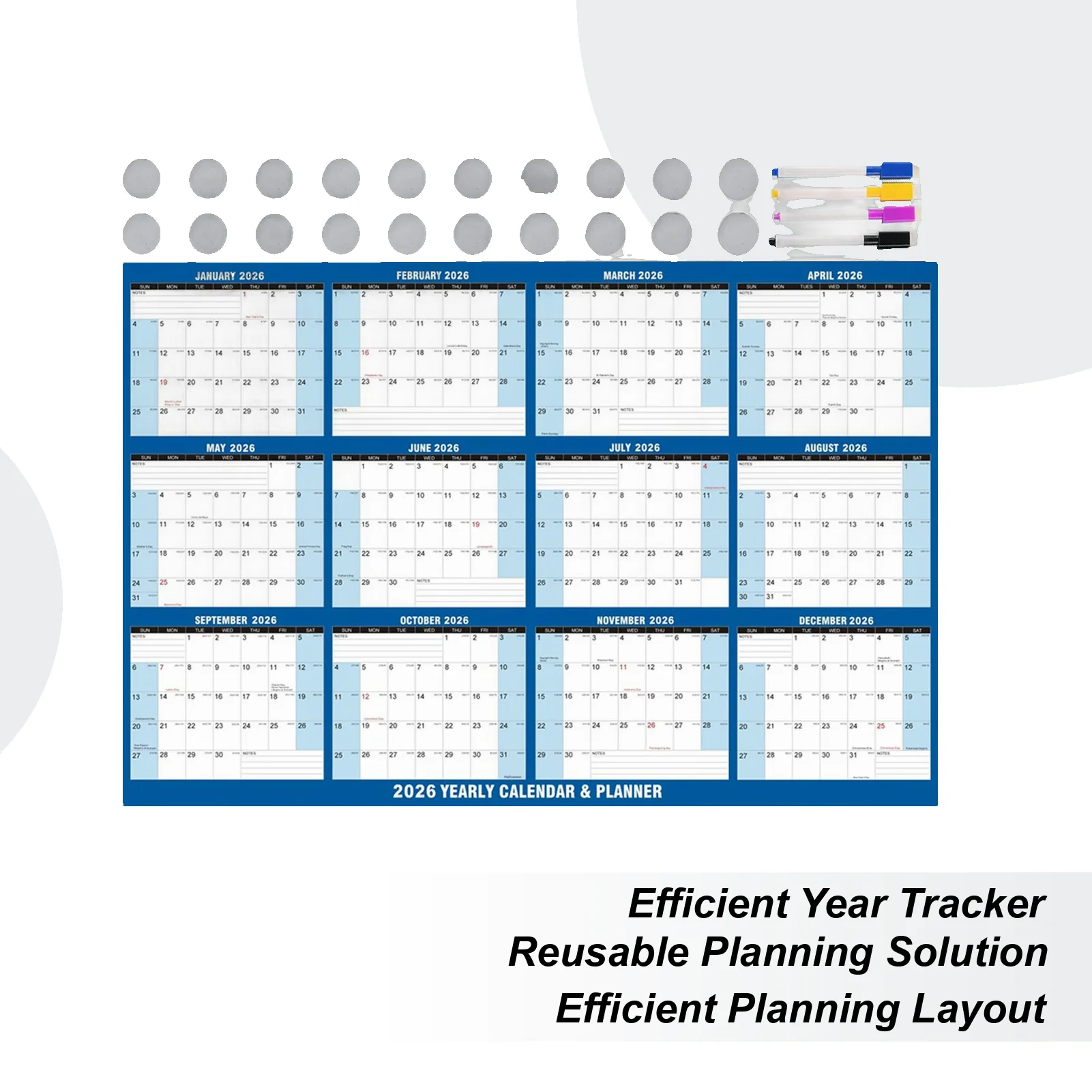 

Dry Erase Calendar For Wall Reusable Wall Calendar Whiteboard Erasable Planner Organizer Blank Wipe For Dorm Family Home Kitchen