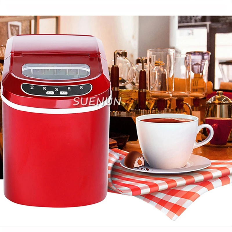 12kgs/24H Portable Automatic ice Maker Household bullet round ice make machine for family bar coffee shop