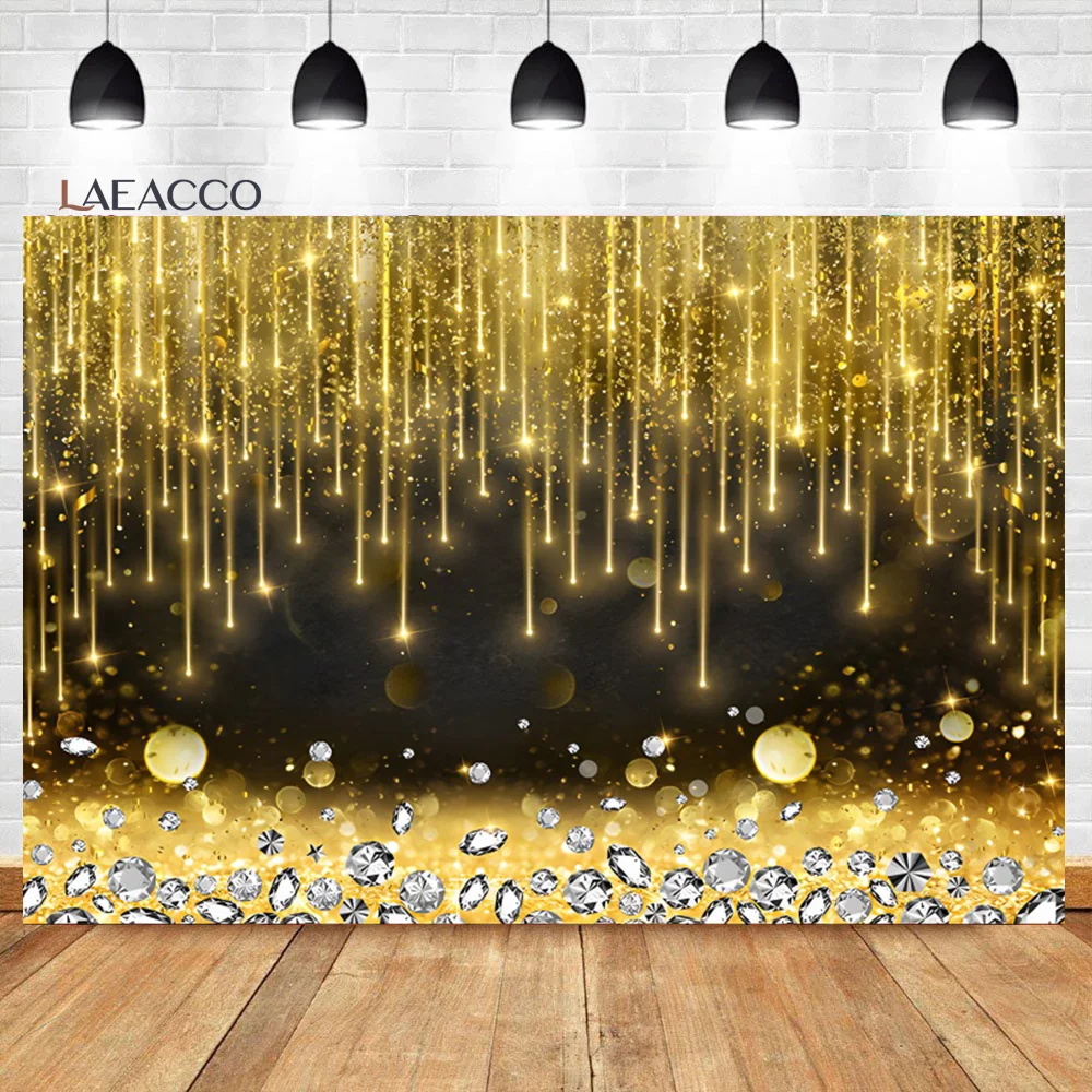 Laeacco Dreamy Bokeh Photography Backdrop Glitters Light Colorful Spots Starry Sky Wedding Birthday Party Portrait Background