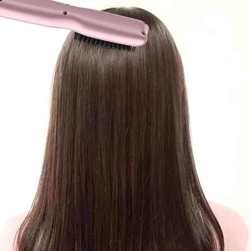 L8RD Cordless Hair Straightener Brush,Lightweight Mini Portable Straightening Comb