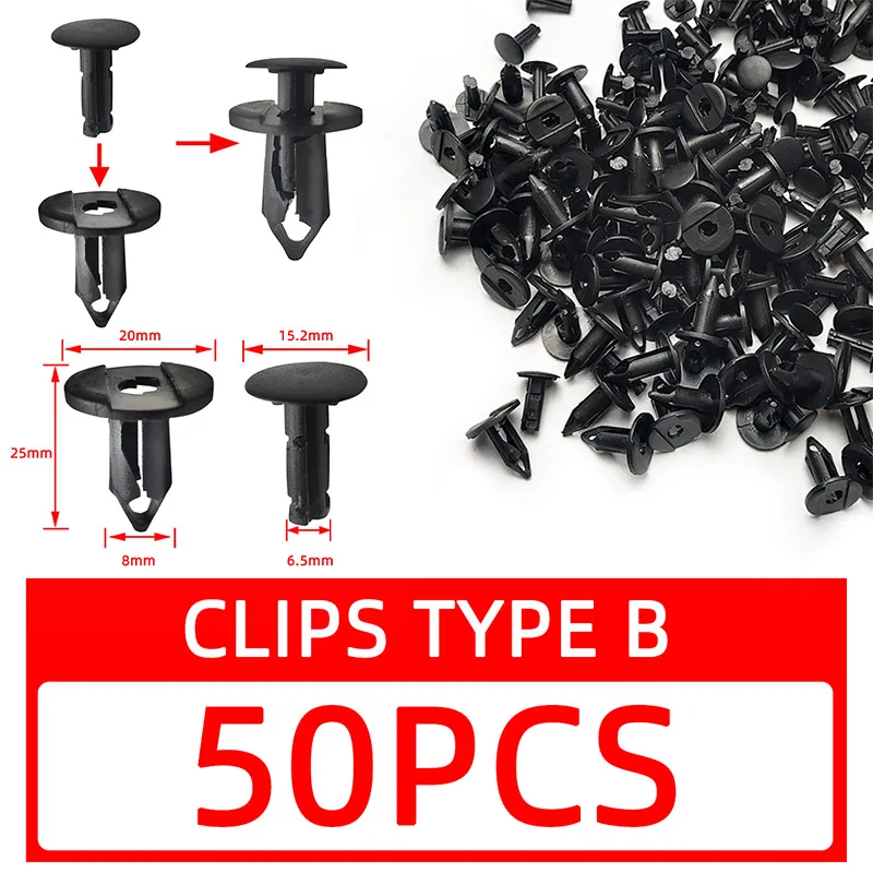 Universele Auto Clip Deur Panel Clips Auto Fastener Clip voor Citroen C4 C5 C3 voor Peugeot 206 207 208 308 408 Accessoires