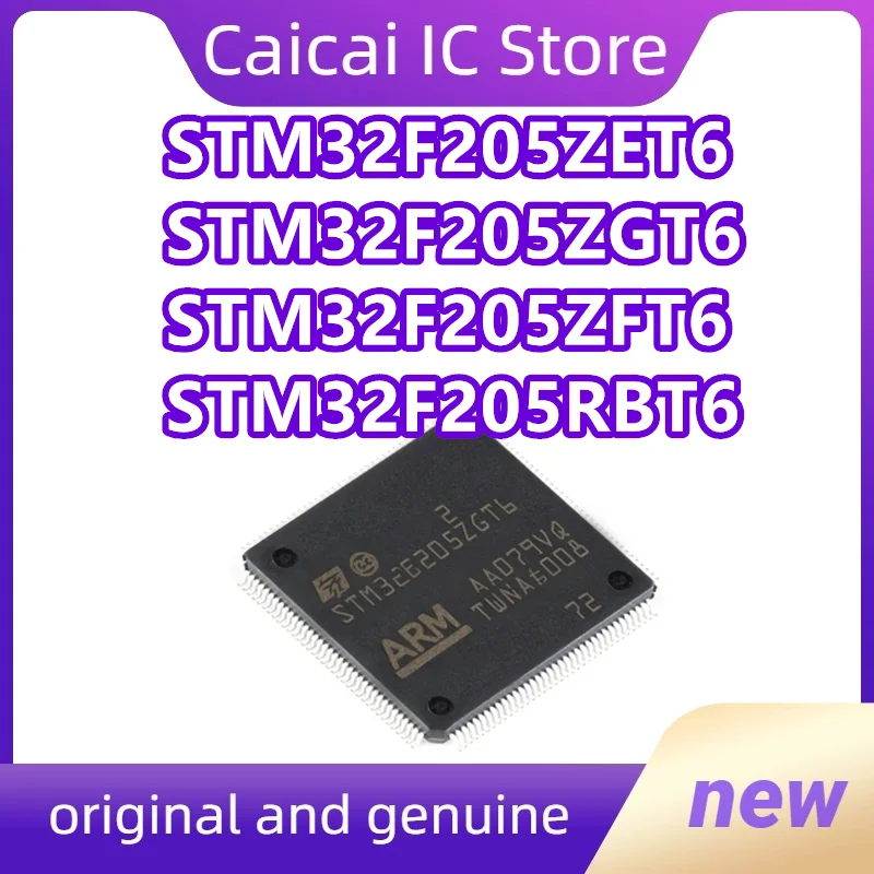

STM32F205ZGT6/ZET6/ZFT6/RBT6/RCT6/RET6 STM32F205RET6 STM32F205 MCU Новый оригинальный 1 шт./лот
