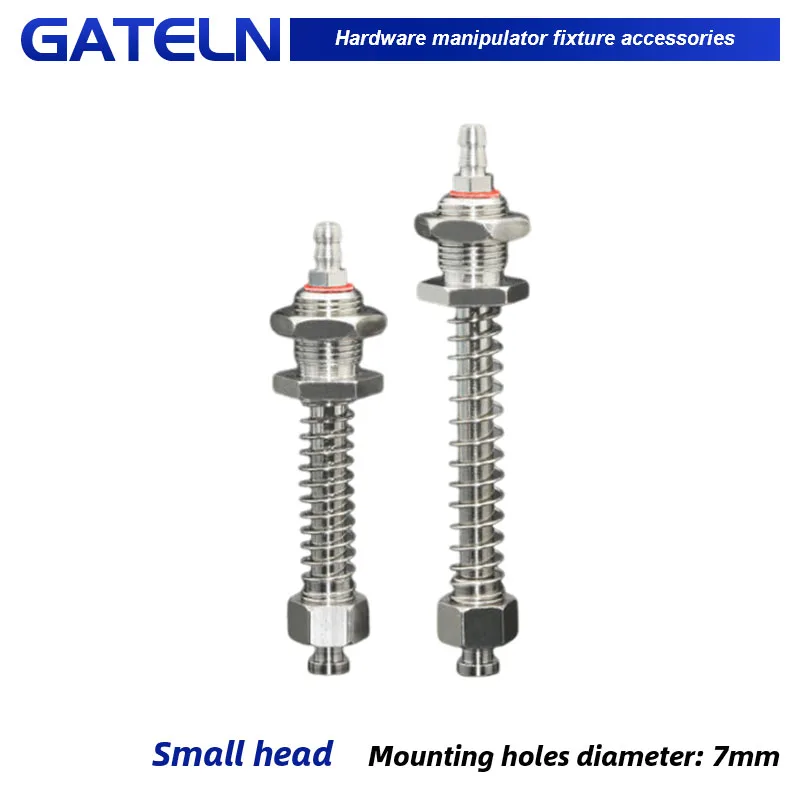 Podstawa przyssawki próżniowej głowica próbna 7mm sprzęt manipulator akcesoria do mocowania wspornik pneumatyczny wlot powietrza ogonowego