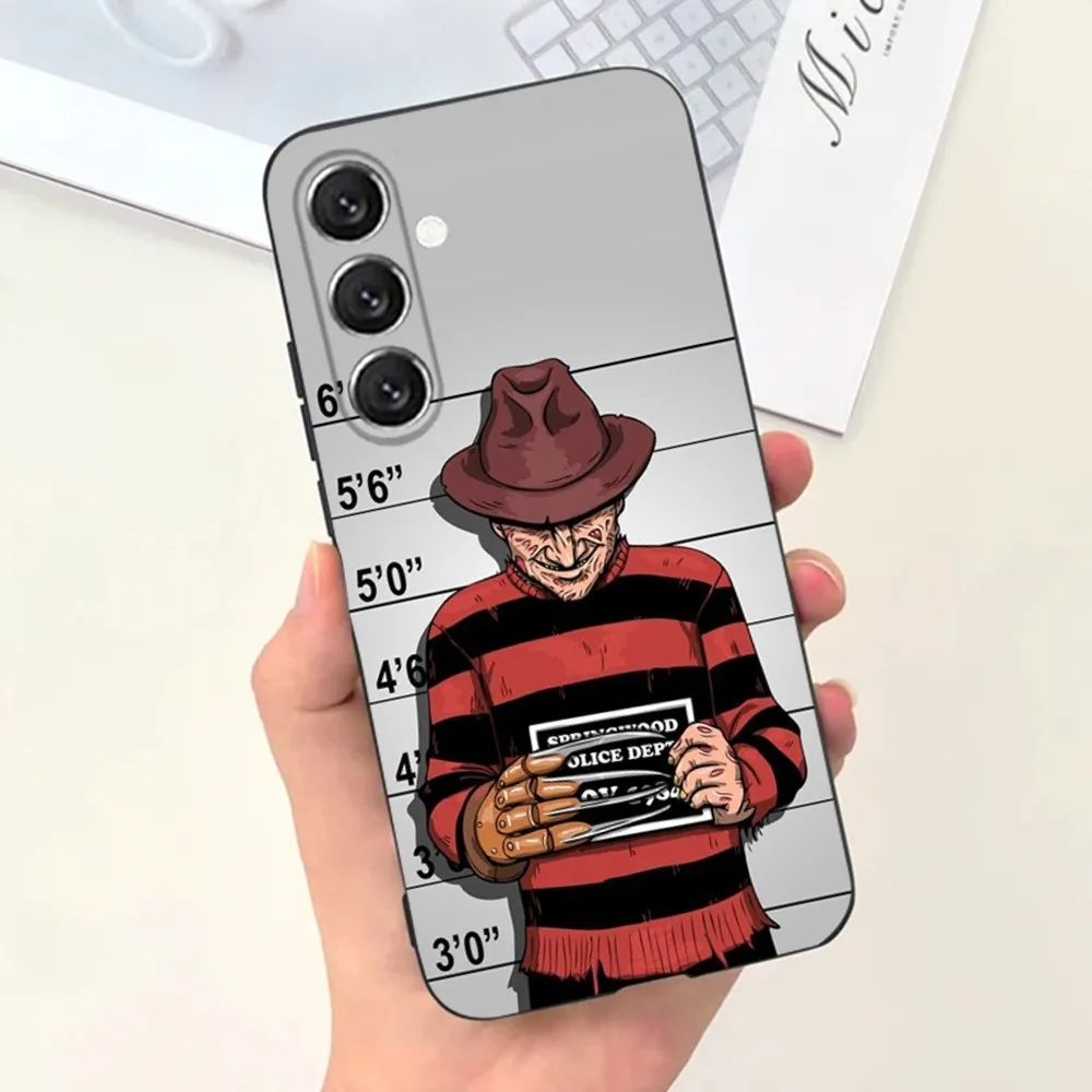 Capa de telefone Horror F-Freddy KrugerS para Samsung S21, S22 Ultra, S20, S30 plus, S22 plus, S23, S30 ultra 5G Capa de silicone