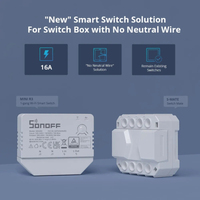 1-5PCS SONOFF S-MATE 16A Switch Mate MINI R3 Smart Relay Wireless Remote Control Light Switch Voice Control Outlet Timer