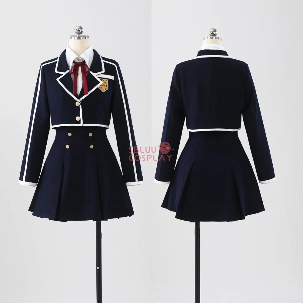 

SBluuCosplay Юки Асуна Косплей Костюм Кремнезем Аяно Кико Женская Школьная Форма Хэллоуин Повседневная Одежда