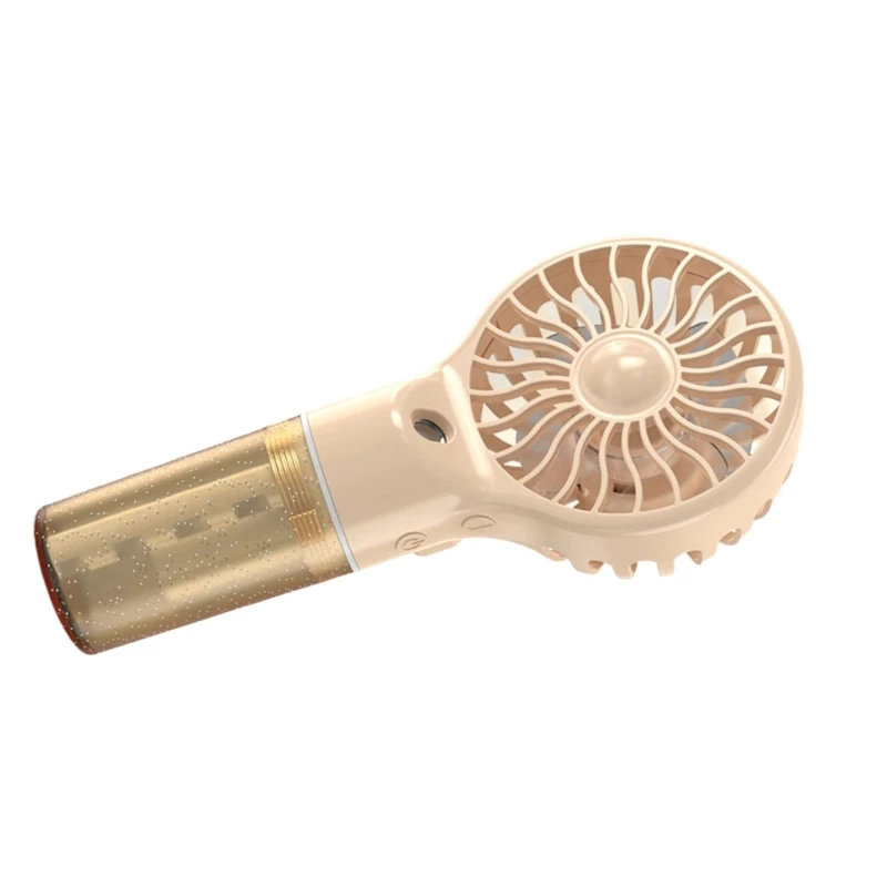 Handheld Misting Fan Rechargeable Fan Water Misting Fan 4 Speed Cooling Fan for Makeup Travel Outdoor