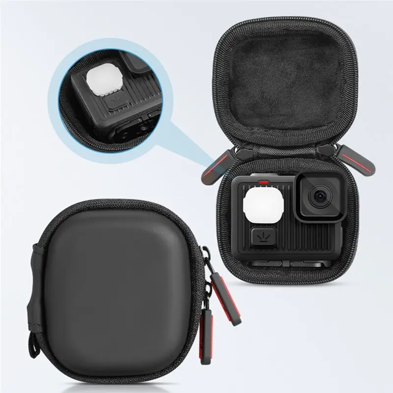 A99E-Mini Storage Bag For Gopro Lithero Small Portable Carrying Case Travel Protective Pouch For Action Camera Accessories