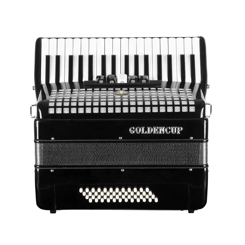 Jh2005 gold cup brand 34Key 48 bass keyboard accordion, accordions