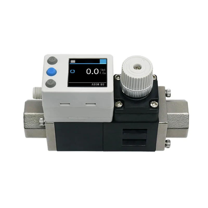 Proportivos da faixa de fluxo 0.5-250SLPM RS485 do sensor de fluxo líquido do vórtice da válvula de agulha
