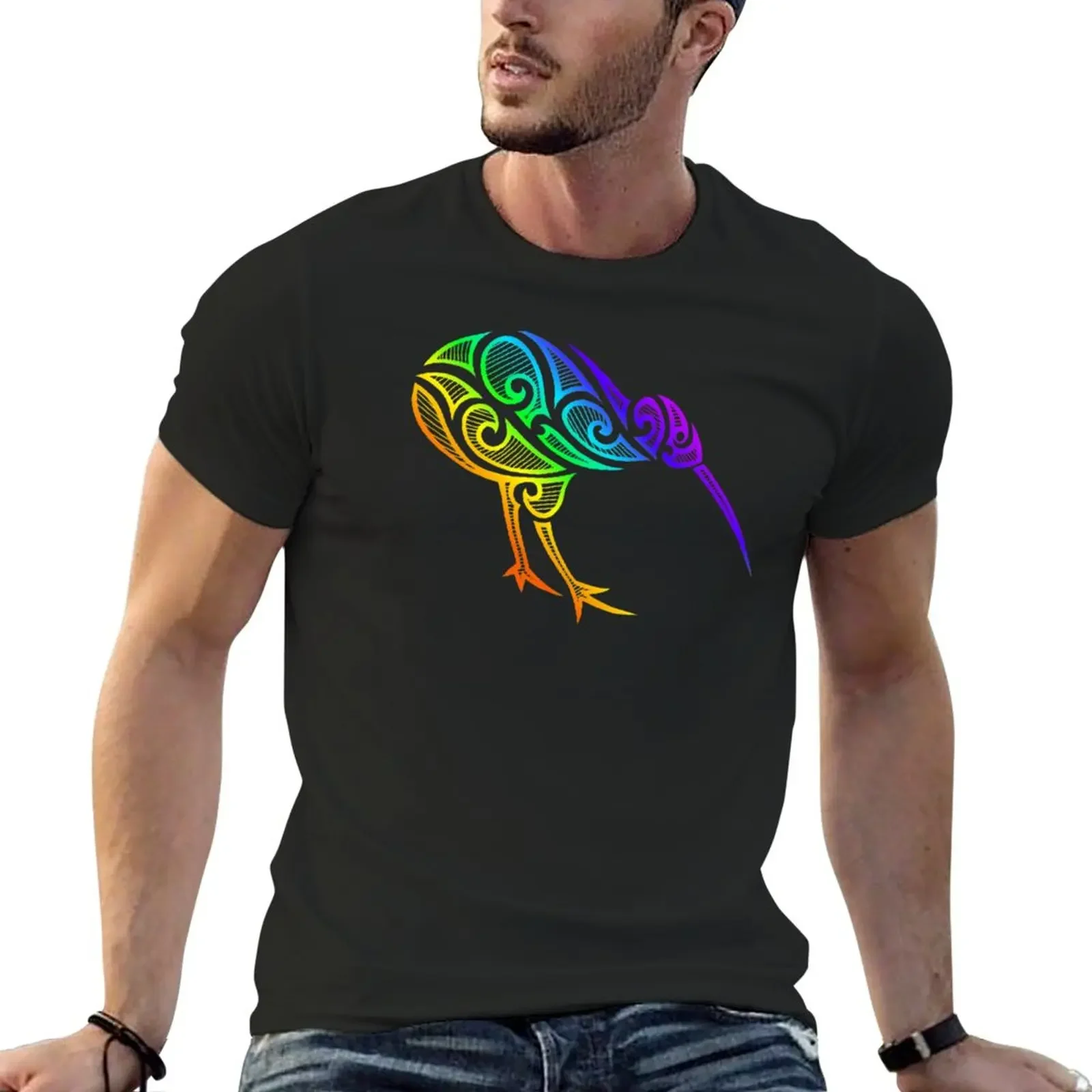 

Maori kiwi bird T-Shirt customs design your own kawaii clothes boys whites mens t shirts pack