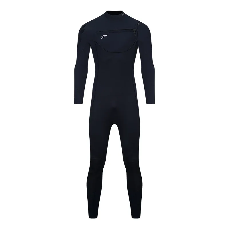 2/3MM Neoprene Wetsuit Warm Men And Women Super Elastic CR One-piece Long Sleeve Diving Suit Snorkeling Surfing Zipper Swimsuit