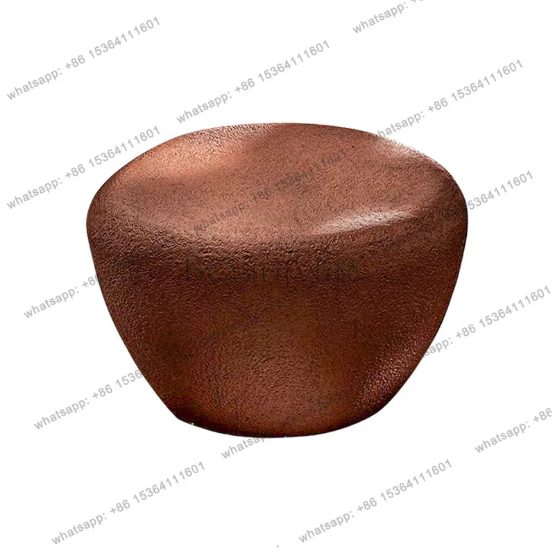 

Outdoor courtyard garden stone coffee table special-shaped wabi sandy wind creative outdoor terrace tea table
