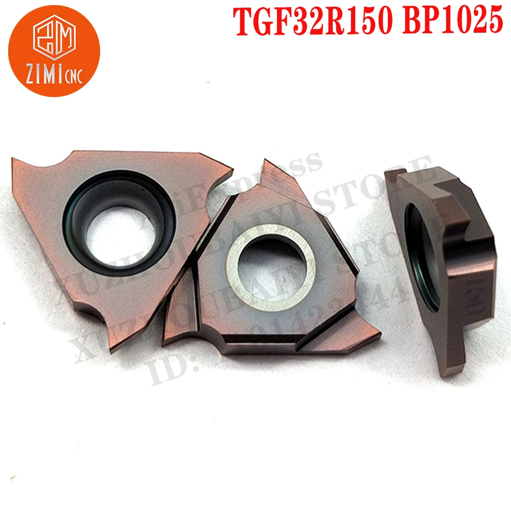 

TGF32R150 BP1025 Turning Shallow Grooving Cutter Solid Carbide Inserts For CNC Machine External cutting Tool TGF32R metal lathe