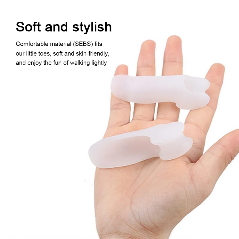 تصحيح أروح أروح ، حارس الورم دائم ، تخفيف الألم الفعال ، فاصل اصبع القدم سيليكون ، العناية بالقدم مريحة