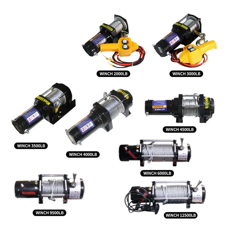 1908 ونش مركبة كهربائي مفيد للطرق الوعرة 12 فولت/24 فولت سيارة الجر الذاتي الإنقاذ تاجر الجملة سيارة ريكو 922