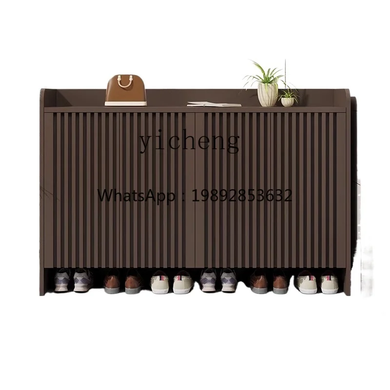 GZ4-9 outdoor aluminum alloy household door waterproof and sunscreen large-capacity shoe cabinet balcony storage cabinet