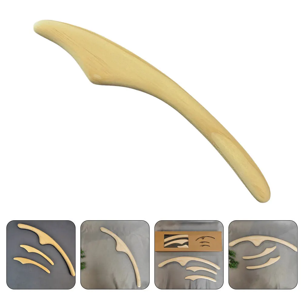 

Деревянный массажный стик для лица, массажная палочка для коррекции контуров, стимулятор кровообращения