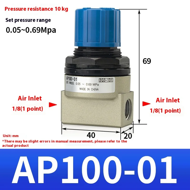 Pneumatic Relief Valve Pressure Controlled Valve Dump ValveAP100-01/AP100-02