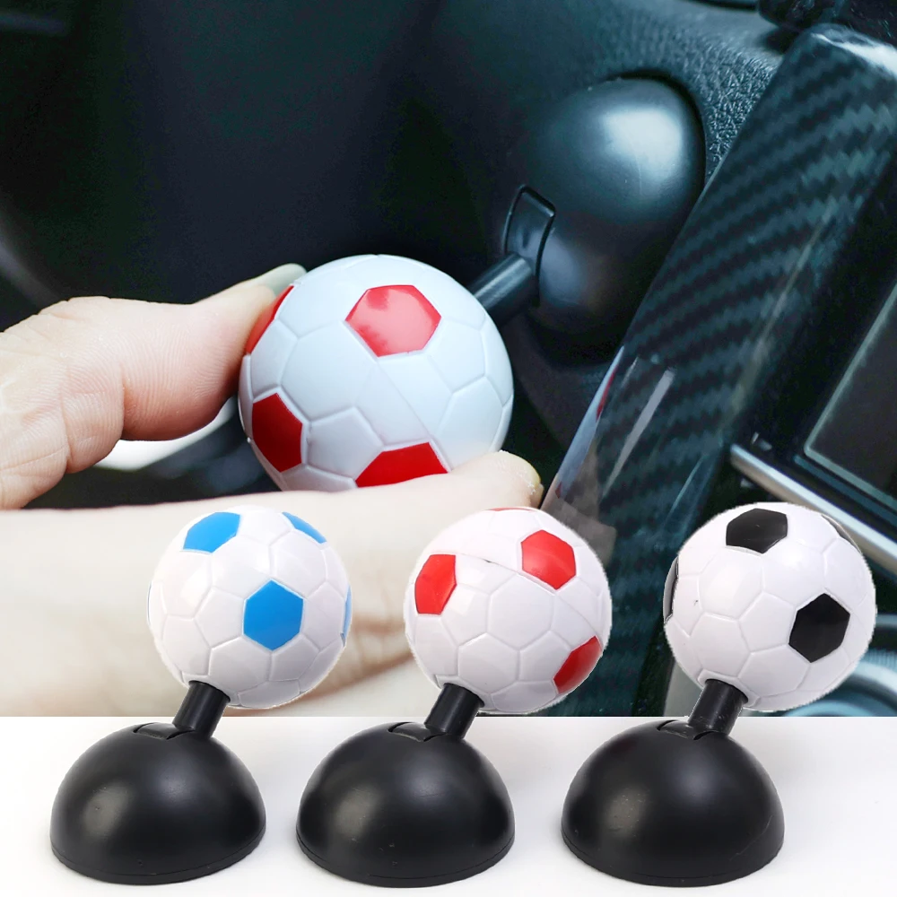 Car Engine Start Stop Button Lever Football Styling Rocker Automotive Interior Decoration One-Touch Start Button Starter Covers