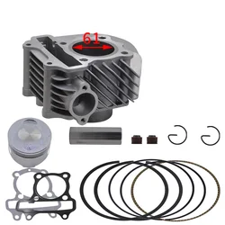 Motorcycle cylinder kit is suitable for Super GY6 WY175T-3 WY149 161QMK 61mm Bore 170cc 150cc 125cc Dedicated mounting holes