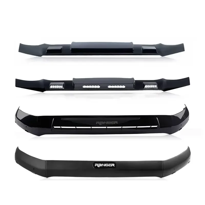 for Ford Ranger T9 T8 T7 T6 Crew Cab Exterior Accessories Engine Cover Protective Spoon Cover Roof Searchlight Spoiler