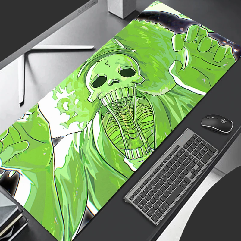 

Mouse Pad one piece Brook XL 800X300 Lockedge Large Gaming Accessories Computer Gamer Keyboard Mouse Mat Desk Mousepad For Csgo