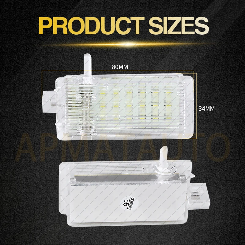 White LED Glove Box Compartment Light Module Lamp For BMW E81 E82 E87 E88 E46 E90 E91 E92 E93 X1 E84 X3 E83 F25 X5 E53 Z4 E89