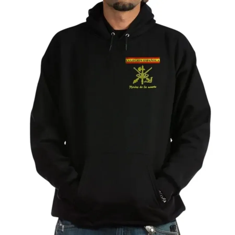 

Spanish Foreign Legion Men's Hoodie Sweatshirt Autumn And Winter Daily Casual Hoodies Black Size S-2XL