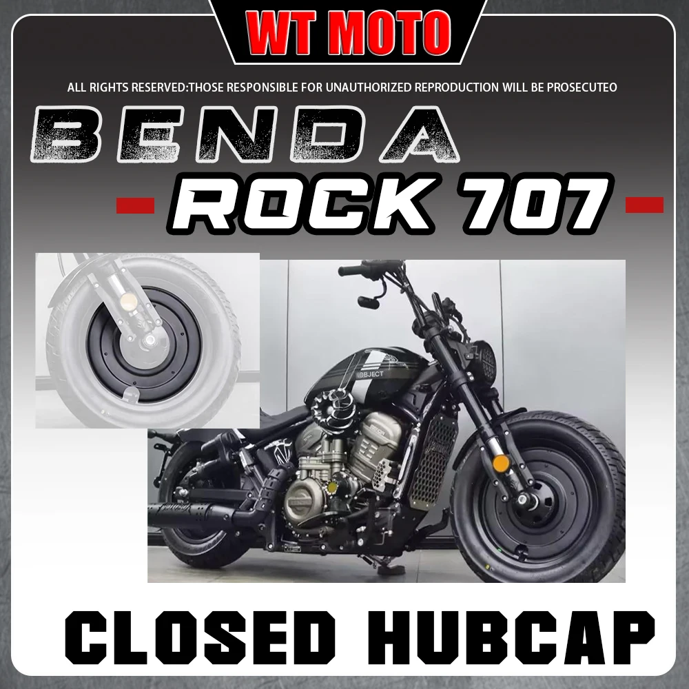 

For BENDA ROCK 707Ultra 707Pro 707 Closed Wheel Hub Cover Rim Metal Decor Guard