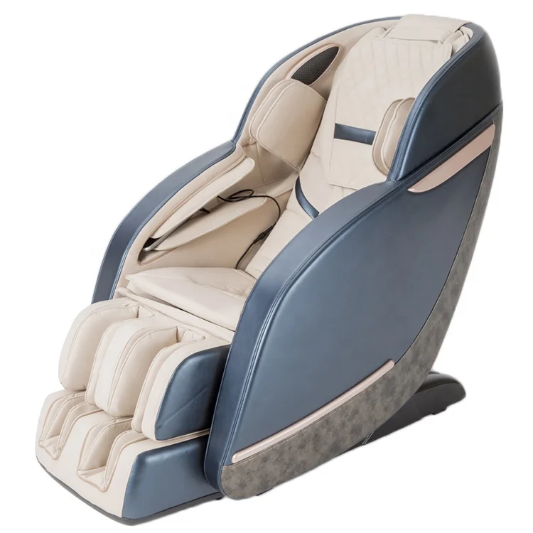 4D zero gravity full body electric massage chair with heating, voice, foot massage.