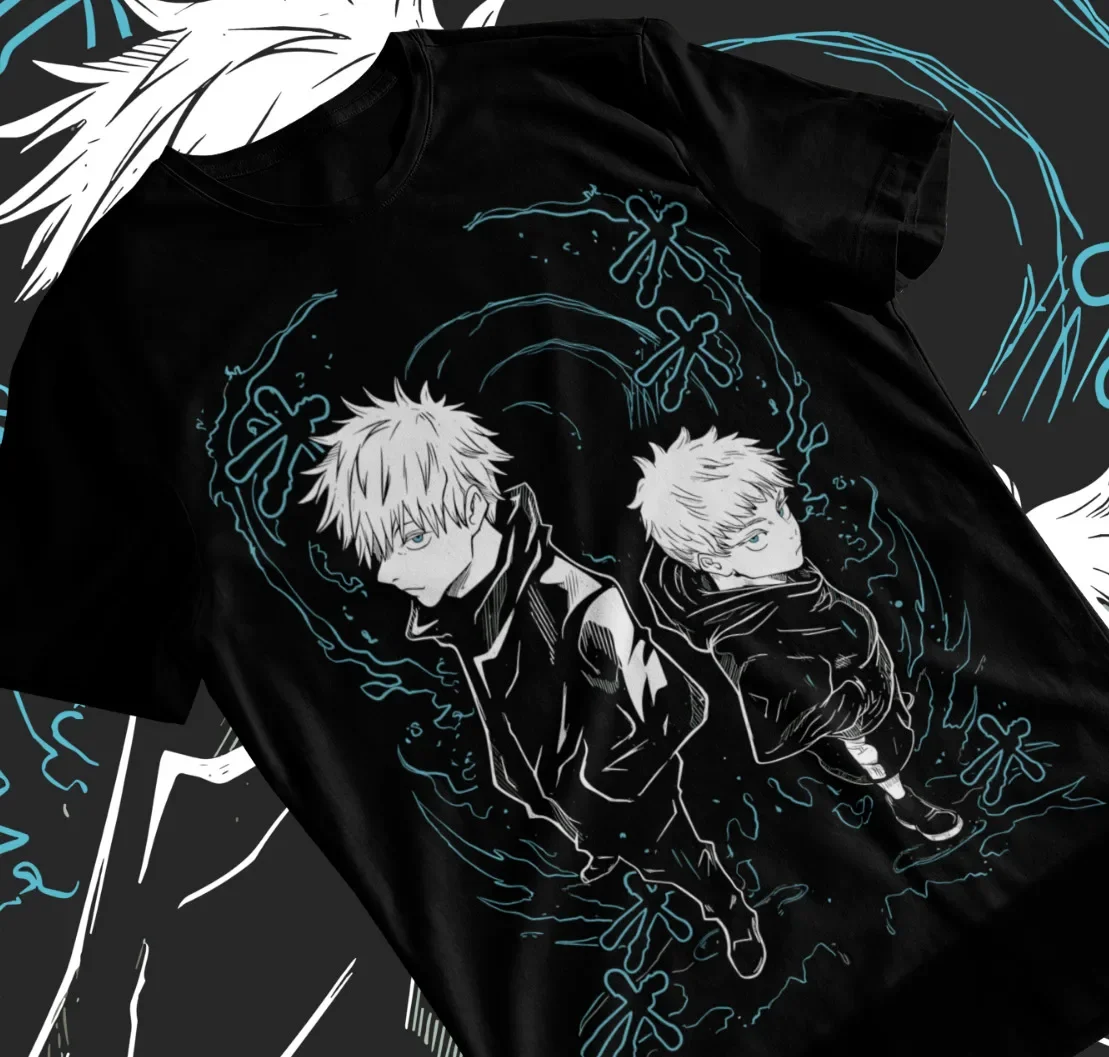 

Gojo Satoru T-Shirt Jujutsu Kaisen Sukuna Megumi Itadori Gift Shirt Soft Tee