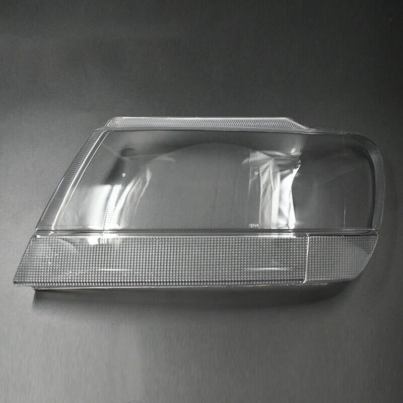 Side For Jeep Grand Cherokee 1999-2004 Car Headlight Lens Cover Head Light Lamp Lampshade Front Light Shell Cover