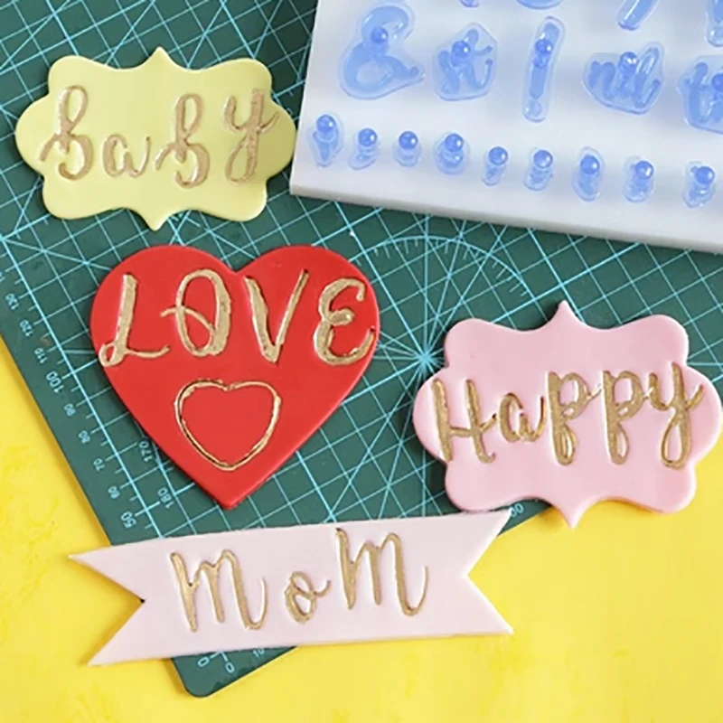 1set Number Letter Symbol Cake Mold Cookies Cutter 3D Biscuit Stamp Baking Cake Embossing Mold DIY Cookie Tools Accessories