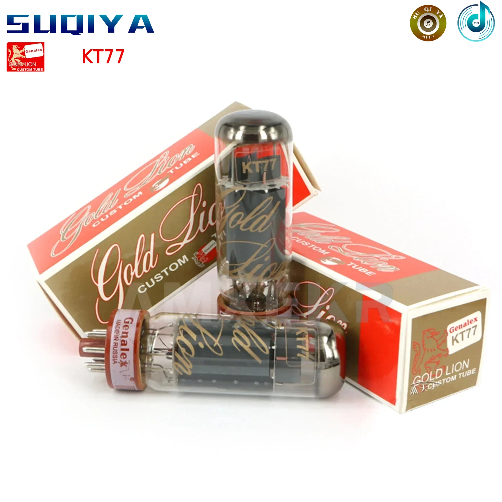 

GOLD LION Vacuum Tube KT77 Replace KT66 KT88 EL34 6CA7 5881 Electronic Tube Amplifier Kit DIY HIFI Audio Valve Matched Quad